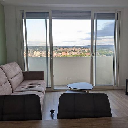 Appartment - Vue Imprenable Sur La Cite Medievale - Parking Gratuit - Climatise Carcassonne Eksteriør billede